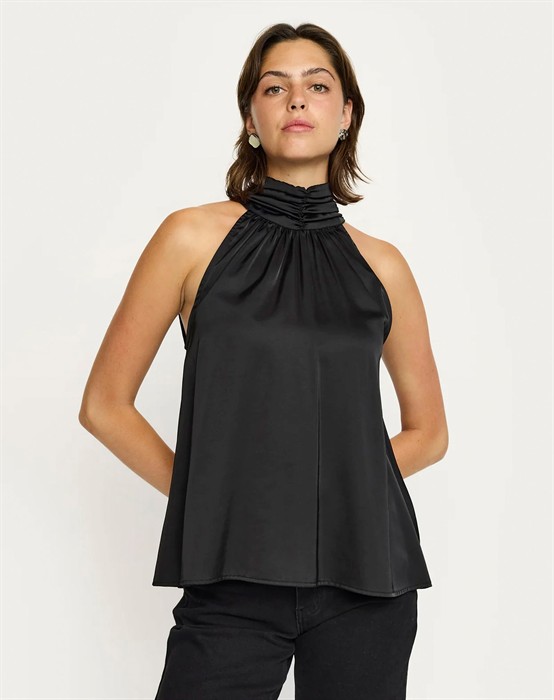 SRAbia Halter Neck Top - Black